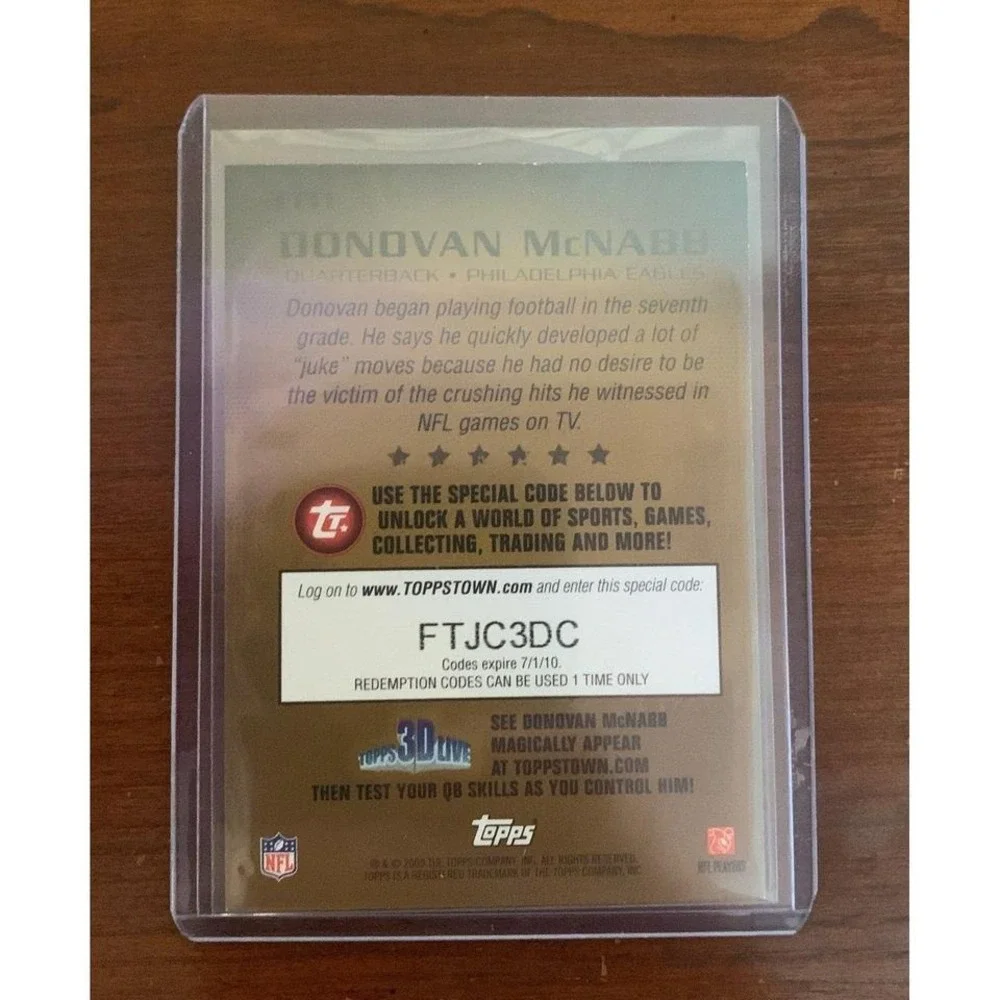 Donovan McNabb 2009‎ Topps